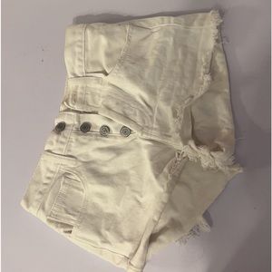 white jgalt brandy melville shorts